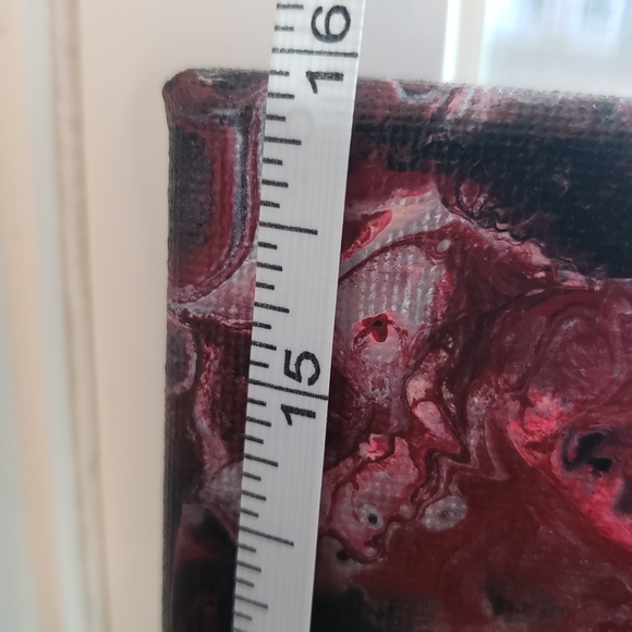 HP🎉Original Handmade Acrylic Large Abstract Fluid Art Painting by CEO - Picture 3 of 5